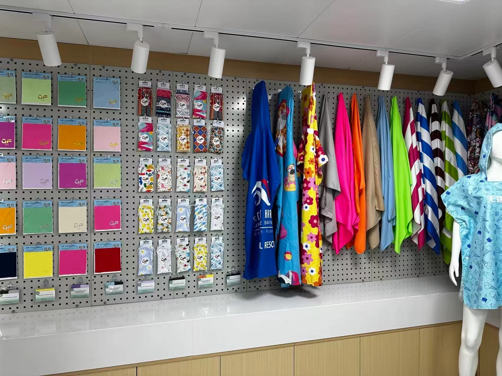 Sample room display wall C