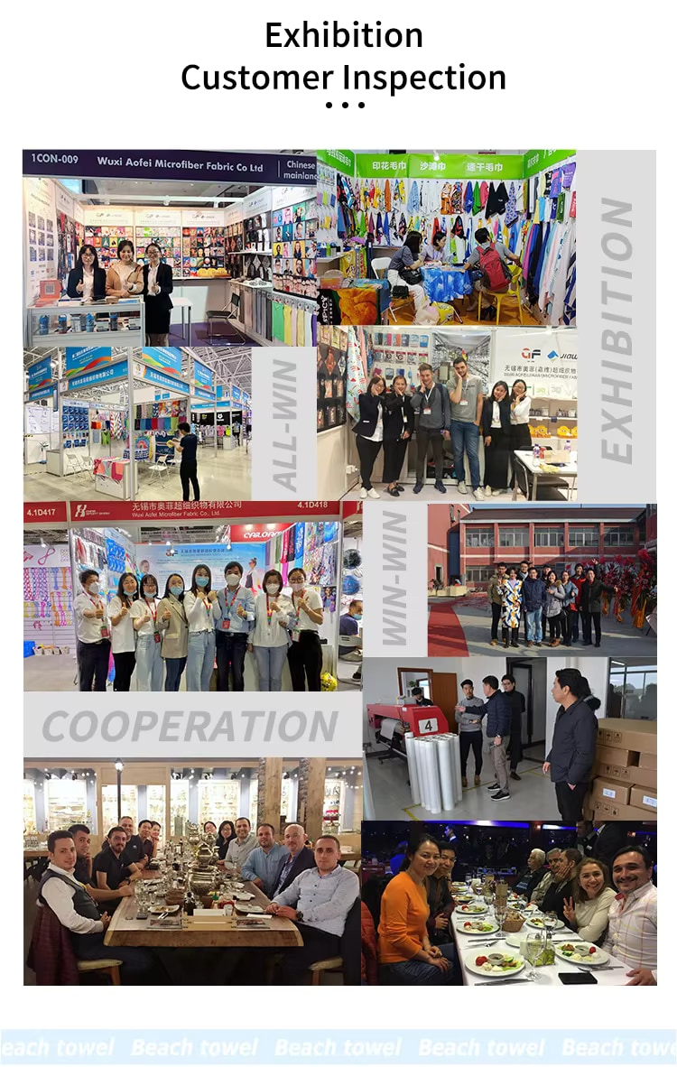 Customer inspection visit at AF Microfiber factory